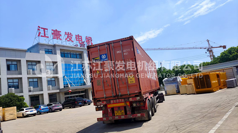 两台潍柴动力柴油发电机组发货