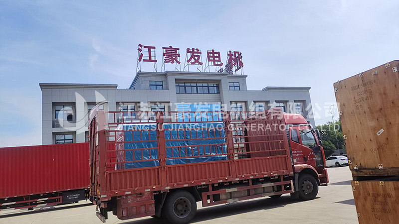 一台500kW上柴动力柴油发电机组发货